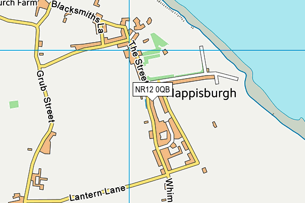 NR12 0QB map - OS VectorMap District (Ordnance Survey)