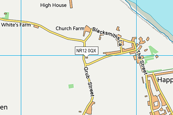 NR12 0QX map - OS VectorMap District (Ordnance Survey)
