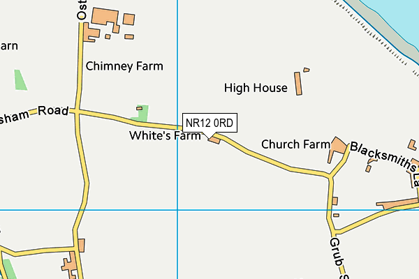 NR12 0RD map - OS VectorMap District (Ordnance Survey)