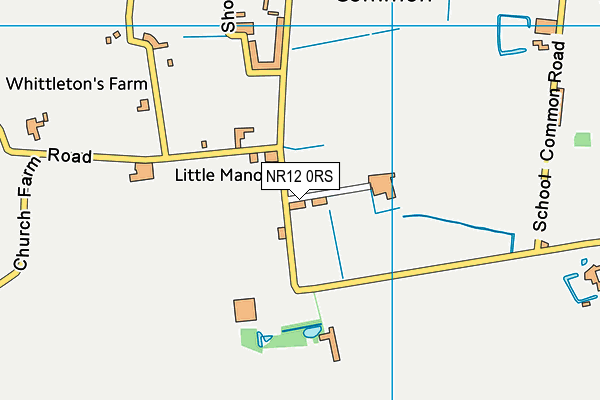 NR12 0RS map - OS VectorMap District (Ordnance Survey)