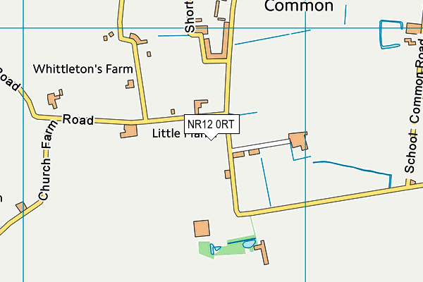 NR12 0RT map - OS VectorMap District (Ordnance Survey)