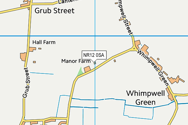 NR12 0SA map - OS VectorMap District (Ordnance Survey)