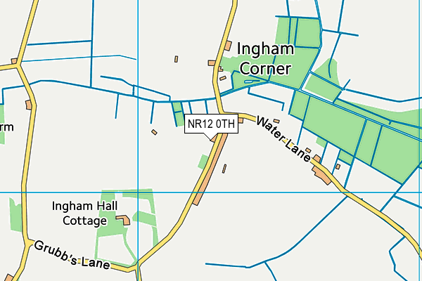 NR12 0TH map - OS VectorMap District (Ordnance Survey)