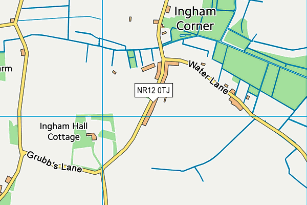 NR12 0TJ map - OS VectorMap District (Ordnance Survey)