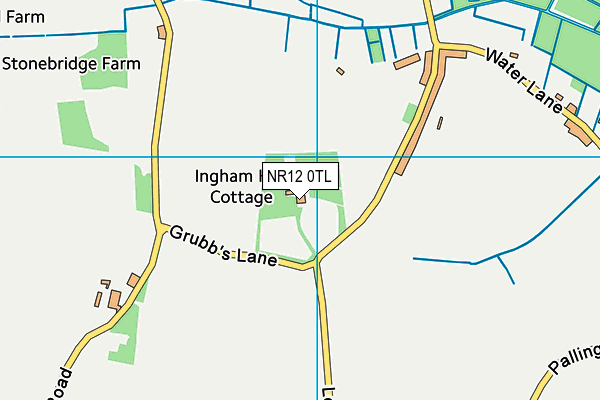 NR12 0TL map - OS VectorMap District (Ordnance Survey)