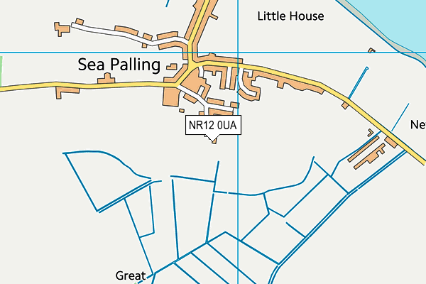 NR12 0UA map - OS VectorMap District (Ordnance Survey)