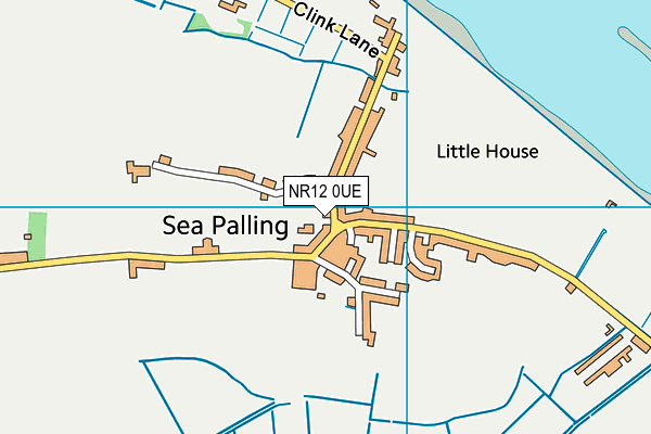 NR12 0UE map - OS VectorMap District (Ordnance Survey)