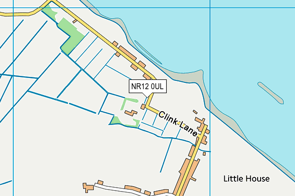 NR12 0UL map - OS VectorMap District (Ordnance Survey)