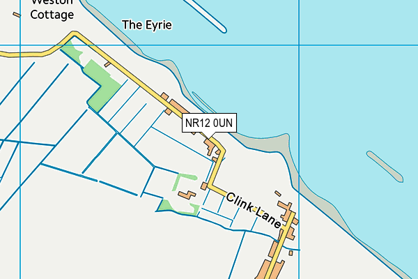 NR12 0UN map - OS VectorMap District (Ordnance Survey)