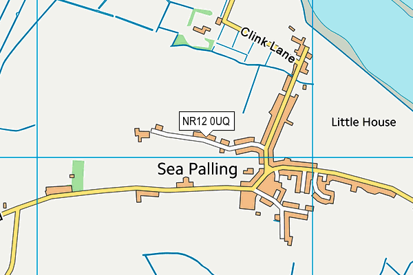 NR12 0UQ map - OS VectorMap District (Ordnance Survey)