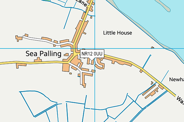NR12 0UU map - OS VectorMap District (Ordnance Survey)