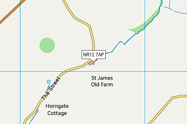 NR12 7AP map - OS VectorMap District (Ordnance Survey)