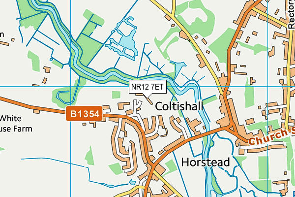 NR12 7ET map - OS VectorMap District (Ordnance Survey)