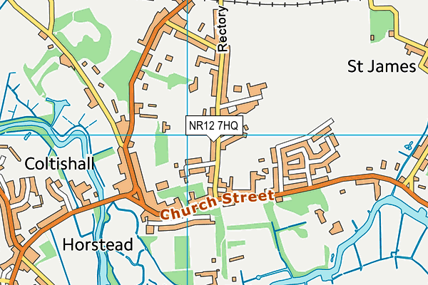 NR12 7HQ map - OS VectorMap District (Ordnance Survey)