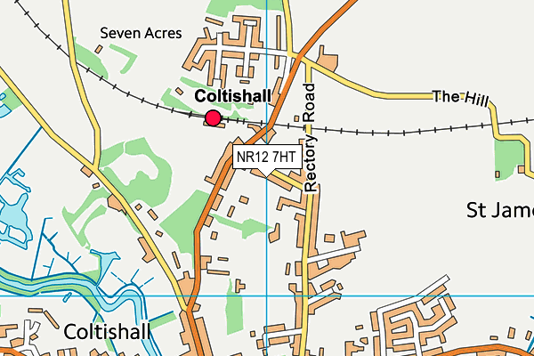 NR12 7HT map - OS VectorMap District (Ordnance Survey)