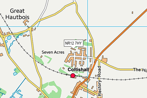 NR12 7HY map - OS VectorMap District (Ordnance Survey)