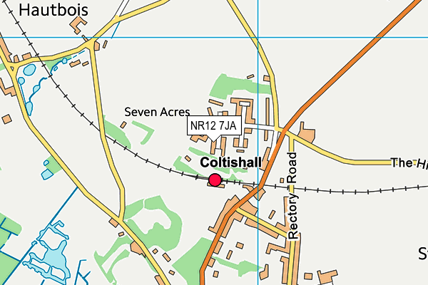 NR12 7JA map - OS VectorMap District (Ordnance Survey)