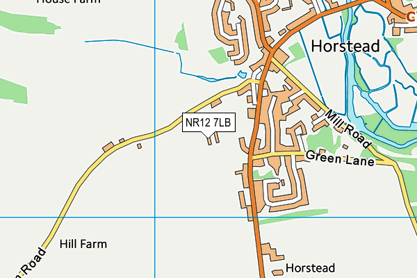 NR12 7LB map - OS VectorMap District (Ordnance Survey)