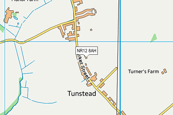 Tunstead Recreation Ground map (NR12 8AH) - OS VectorMap District (Ordnance Survey)