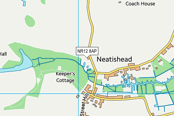 NR12 8AP map - OS VectorMap District (Ordnance Survey)