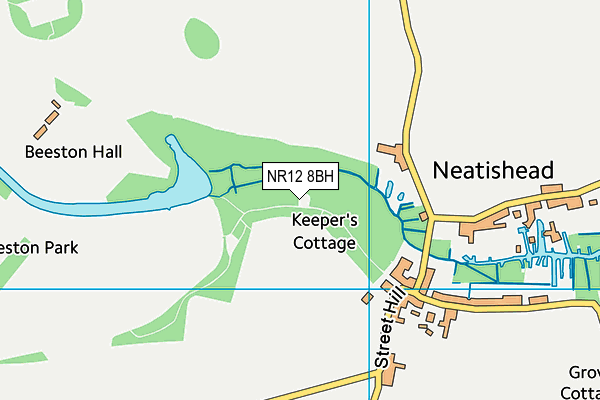 NR12 8BH map - OS VectorMap District (Ordnance Survey)