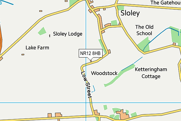 NR12 8HB map - OS VectorMap District (Ordnance Survey)