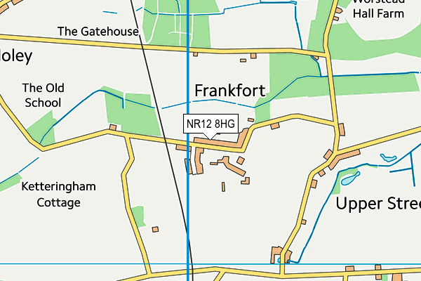 NR12 8HG map - OS VectorMap District (Ordnance Survey)