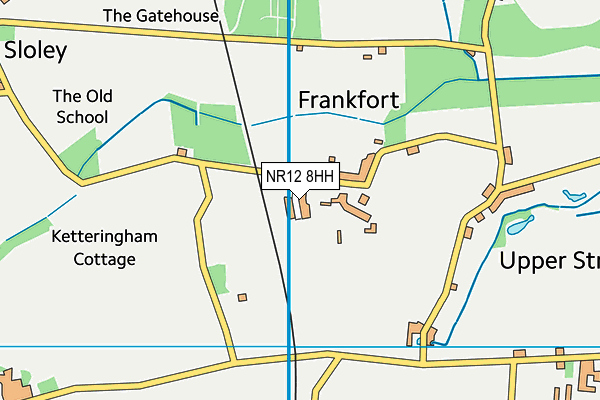 NR12 8HH map - OS VectorMap District (Ordnance Survey)