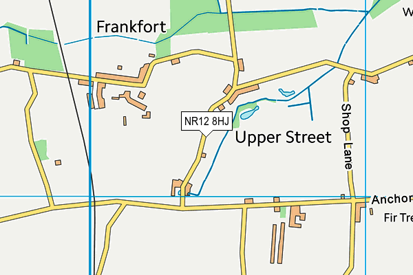 NR12 8HJ map - OS VectorMap District (Ordnance Survey)