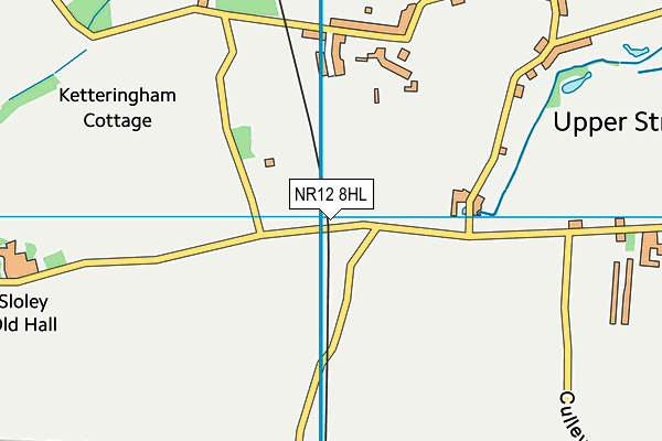 NR12 8HL map - OS VectorMap District (Ordnance Survey)