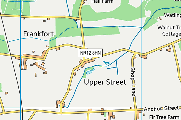 NR12 8HN map - OS VectorMap District (Ordnance Survey)