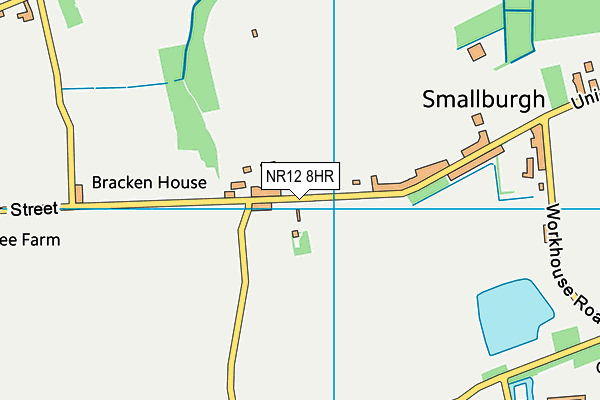 NR12 8HR map - OS VectorMap District (Ordnance Survey)