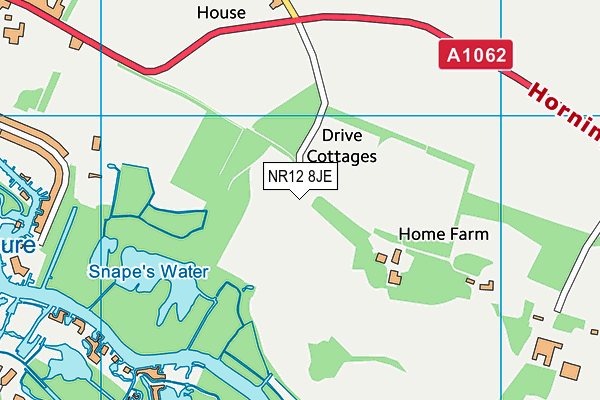 NR12 8JE map - OS VectorMap District (Ordnance Survey)