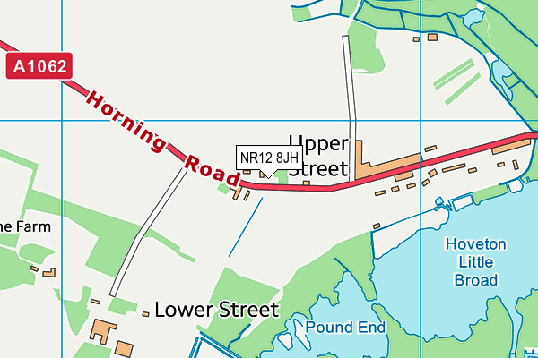 NR12 8JH map - OS VectorMap District (Ordnance Survey)