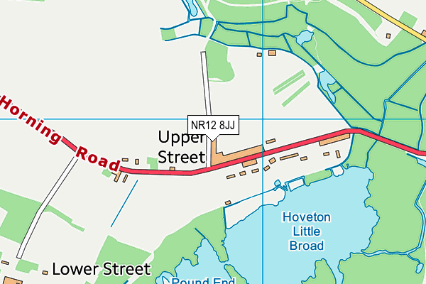 NR12 8JJ map - OS VectorMap District (Ordnance Survey)