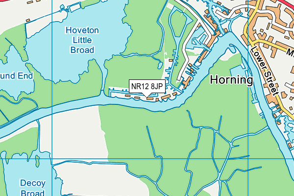 NR12 8JP map - OS VectorMap District (Ordnance Survey)