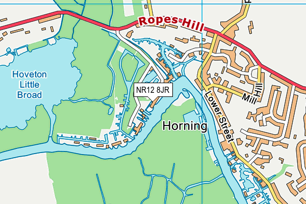 NR12 8JR map - OS VectorMap District (Ordnance Survey)