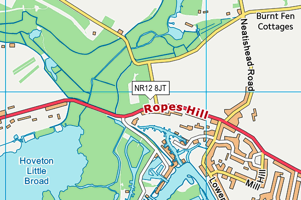 NR12 8JT map - OS VectorMap District (Ordnance Survey)