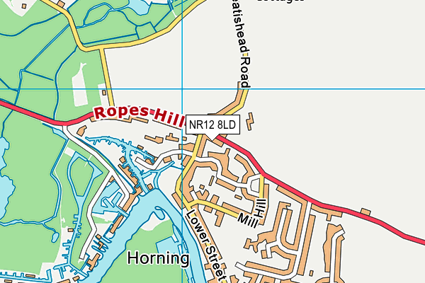 NR12 8LD map - OS VectorMap District (Ordnance Survey)