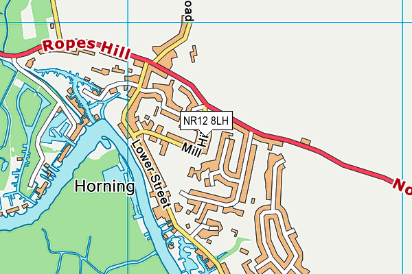 NR12 8LH map - OS VectorMap District (Ordnance Survey)