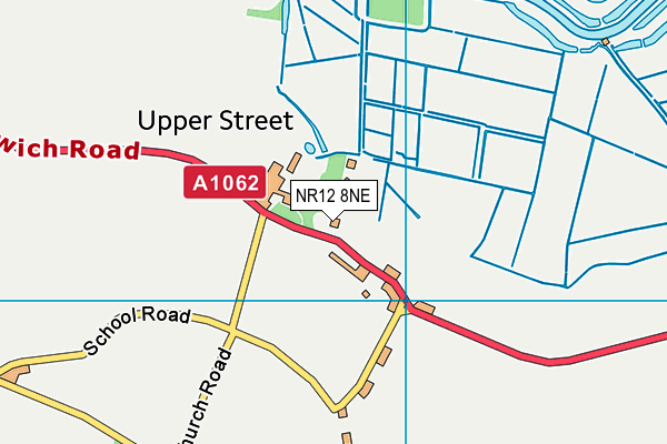 NR12 8NE map - OS VectorMap District (Ordnance Survey)