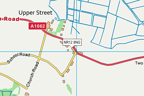NR12 8NG map - OS VectorMap District (Ordnance Survey)