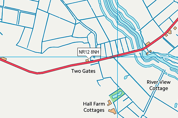 NR12 8NH map - OS VectorMap District (Ordnance Survey)
