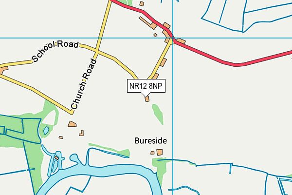 NR12 8NP map - OS VectorMap District (Ordnance Survey)