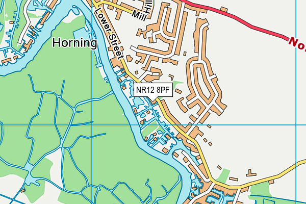 Map of S.A.F. PROPERTIES (HORNING) LIMITED at district scale