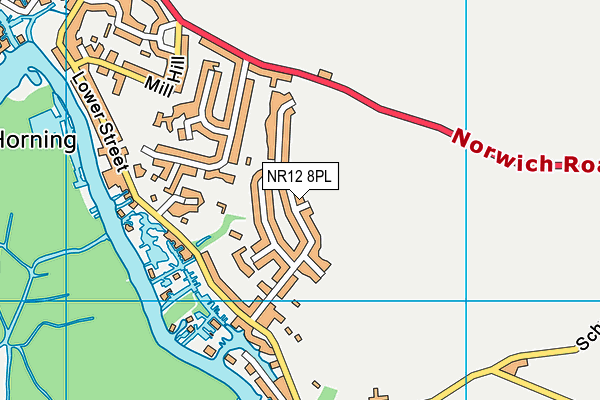 NR12 8PL map - OS VectorMap District (Ordnance Survey)