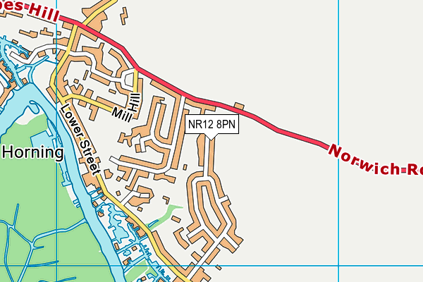 NR12 8PN map - OS VectorMap District (Ordnance Survey)