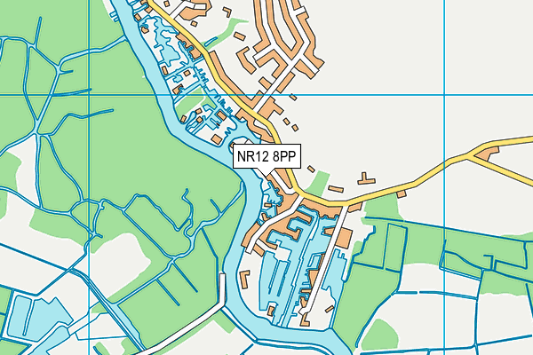 NR12 8PP map - OS VectorMap District (Ordnance Survey)