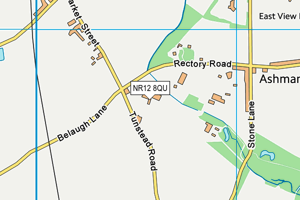 NR12 8QU map - OS VectorMap District (Ordnance Survey)