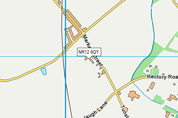 NR12 8QY map - OS VectorMap District (Ordnance Survey)